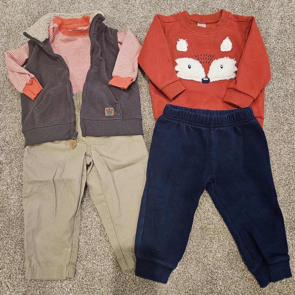 Carter's size 18months Baby boy clothe sets